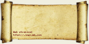 Jagoda Mićović vizit kartica